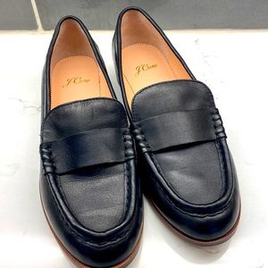 J Crew leather loafers